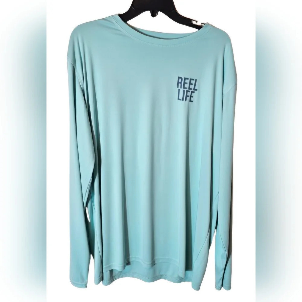 Reel Life Fishing Rash Guard Men's Size XXL NWOT